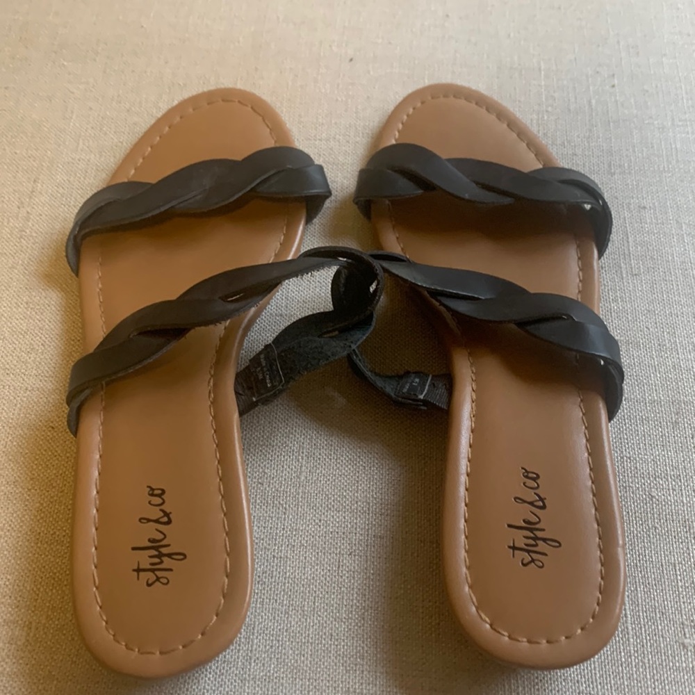 Black sandals